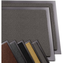 Lot de 2 Tapis de porte paillasson d'entrée - antidérapant antipoussière imperméable lavable - 40x60cm Anthracite - Vounot
