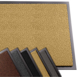 VOUNOT® Tapis de porte paillasson d'entrée - antidérapant antipoussière imperméable lavable - 60x90cm Beige