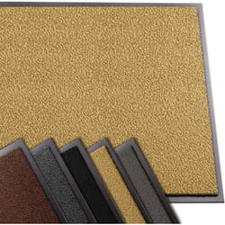 Vounot - Tapis de porte paillasson d'entrée - antidérapant antipoussière imperméable lavable - 90x150cm Beige