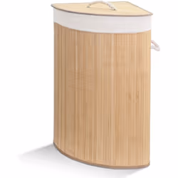Notre panier à linge en bambou offre une capacité généreuse de 58L tout en conservant un encombrement minimal de seulement 35 ...
