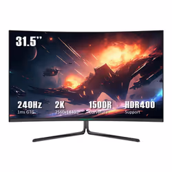 Moniteurs de Jeu TITAN ARMY C32C1S - Écran 32 Pouces - 2K - 240Hz - Panneau HVA - Courbure 1500R - HDR400 - Faible Lumière Bl ...