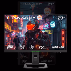 TITAN ARMY P2510G 27" Quad HD LED Noir