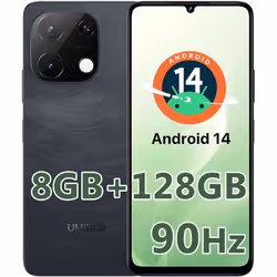 Smartphone UMIDIGI G9T Android 14 8Go Ram 128Go Rom TF 1To675 Pouces 90Hz8MP 5MPBatterie 5000mAh4G Dual Sim SmartphoneFinge