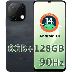 Smartphone UMIDIGI G9T Android 14 8Go Ram 128Go Rom TF 1To675 Pouces 90Hz8MP 5MPBatterie 5000mAh4G Dual Sim SmartphoneFinge
