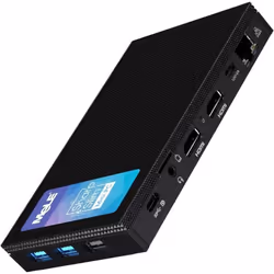 Mini PC MeLE Quieter4C sans Ventilateur 8GB DDR4 256GB ROM Alder Lake N100 jusquà 34 GHz USB-C 2 X HDMI 4K60 Ordinateurs de B ...