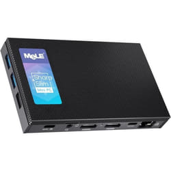 MeLE Quieter4C Mini PC sans Ventilateur 12è Alder Lake N100 jusquà 34GHz4C/4T 8Go LPDDR4x 128Go Ordinateur de Bureau Windows 1