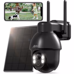 Description générale La caméra de surveillance Wi-Fi extérieure sans fil est équipée d'une résolution FHD 5MP, offrant des vi ...