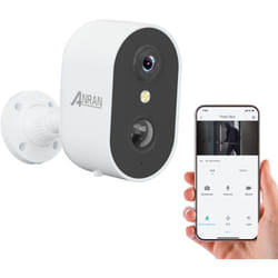 Caméra de surveillance interieur / exterieur sans Fil Solaire Batteries Détection de Mouvement pir Vision Nocturne Couleur Audio BidirectionnelSirène