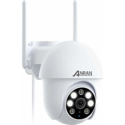 Caméra de Surveillance WiFi Extérieure 5MP, 360° ptz Caméra ip avec Suivi Automatique, Vision Nocturne Couleur 30m, Audio Bidirectionnel, Alerte