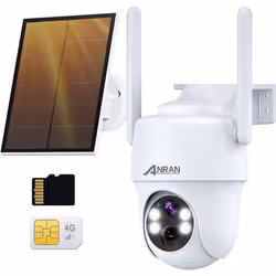 Description générale Découvrez la caméra de surveillance extérieure 3G/4G LTE ANRAN, conçue pour fonctionner de manière auton ...