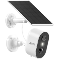 Caméra de surveillance interieur / exterieur sans Fil Solaire Batteries Détection de Mouvement pir Vision Nocturne Couleur Audio BidirectionnelSirène
