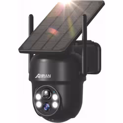 À propos de cet article 【 Panneau Solaire Intégré + 100% Sans Fil 】Caméra de surveillance est équipée d'un panneau solaire in ...