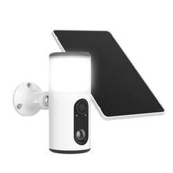 ANRAN Caméra de surveillance exterieur solaire+ panneau solaire- lampe de jardin WiFi 2.4Ghz compatible Alexa/Google Home F2M3