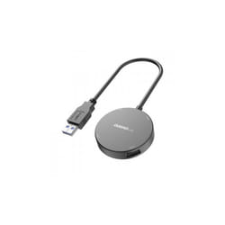 DUDAO 4in1 HUB USB splitter - 1x USB 3.2 Gen 1 / 3x USB 2.0 adapter with cable black (A15B) Avec fil USB 3.2 Gen 1 (3.1 Gen 1) Type-A Gris