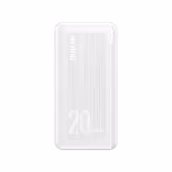 DUDAO powerbank 20000 mAh Power Delivery 20 W Quick Charge 3.0 2x USB / USB Type C white (K12PQ + white), 20000 mAh, Polymère ...