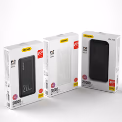 DUDAO powerbank 20000 mAh Power Delivery 20 W Quick Charge 3.0 2x USB / USB Type C white (K12PQ + white) Polymère Blanc
