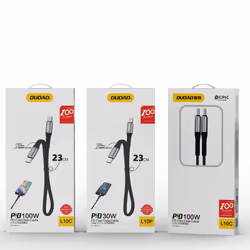 DUDAO L10C USB-C to 23cm. - Digital/Daten câble USB 0,23 m USB C Noir, Gris