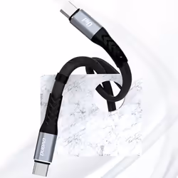 DUDAO L10C USB-C to 23cm. - Digital/Daten câble USB 0,23 m USB C Noir, Gris