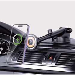 DUDAO F12MAX+ 15W Wireless Charger and Car holder Support passif Mobile/smartphone Noir