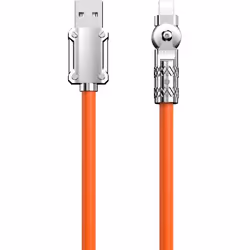 DUDAO L24AL 120W USB - Lightning Cable, 1 m, Lightning, USB A, Mâle, Mâle, Orange