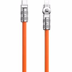 DUDAO L24CL 120W USB-C - Lightning Cable, 1 m, Lightning, USB C, Mâle, Mâle, Orange
