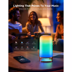 Govee H6022 Lampe de table intelligente Wi-Fi/Bluetooth - Vue supplémentaire 3