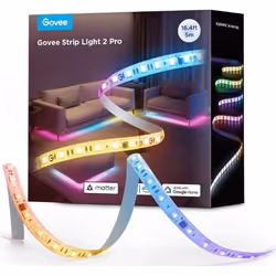 Bande LED - Govee - H61F53D1 - 5m - RGBICWW - Télécommande - Intérieur
