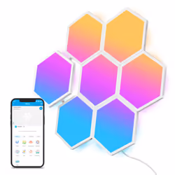 Govee Glide Hexa Light Panels Panneau intelligent Wi-Fi Blanc
