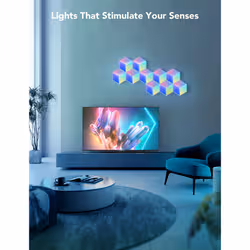 Govee Glide Hexa Pro Éclairage mural intelligent Wi-Fi/Bluetooth 72 W - Vue supplémentaire 3