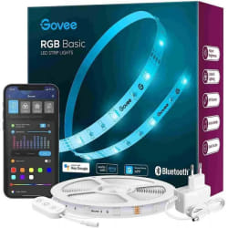 Govee RGB LED Stripe Basic Eclairage intelligent par bande Wi-Fi/Bluetooth 12 W