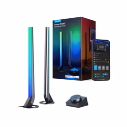 Govee H6047, Kit d'éclairage intelligent, Wi-Fi/Bluetooth, Noir, 16000000 couleurs, Table, Mur, Tout style