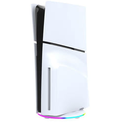 Support de Charge Vertical - IPEGA - PG-P5S025S - Rétroéclairage RVB - Compatible PS5 Slim/Pro - Blanc
