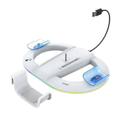 Support de Charge Vertical RGB - iPega - PS5 / PS5 Slim / PS5 Pro - 2 Manettes - 3 Ports USB - Design Stable
