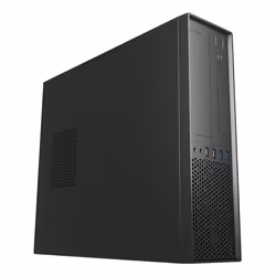 UNYKAch UK 3001 Black, Bureau, PC, Noir, micro ATX, SGCC, maison/bureau