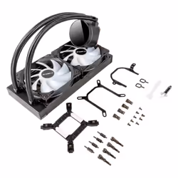 UNYKAch AquaStorm 240 Processeur Refroidisseur de liquide tout-en-un 12 cm Noir 1 pièce(s)