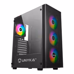 UNYKAch Gaming Mir 100 Bureau Noir, Transparent