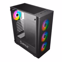 UNYKAch Gaming Mir 100 Bureau Noir, Transparent - Vue supplémentaire 4