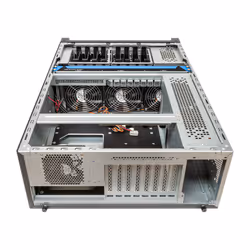 UNYKAch WS-SR630 Boîtier serveur Rack Noir, Argent - Vue supplémentaire 5