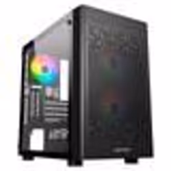 ABYSM Danube Inva MX202, Micro Tower, PC, Noir, micro ATX, Micro-ITX, ABS, Métal, maison/bureau