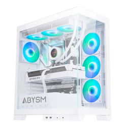ABYSM Danube Sava H500 White Bureau Transparent, Blanc