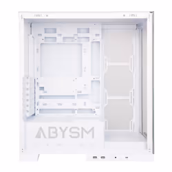 ABYSM Danube Sava H500 White Bureau Transparent, Blanc - Vue supplémentaire 4