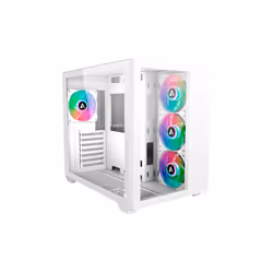 ABYSM Danube SAVA 285 BX203 Bureau Transparent, Blanc
