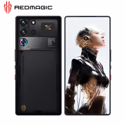 Smartphone REDMAGIC 10S Pro 5G 24 Go RAM 1 To ROM Snapdragon 8 Elite Version phare Transparent Noir