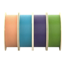 Filament PLA Anycubic Pantone 4 kg : duvet de pêche, violet interstellaire, feuille de printemps, turquoise tropical