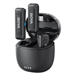 BOYA Système de microphone sans fil à double canal BY-WM3T 2,4 GHz
