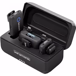 Système de Micro sans Fil Blink 500+ B2 - SARAMONIC - Pour 2 Personnes - Sorties USB-C et 35 mm - Noir