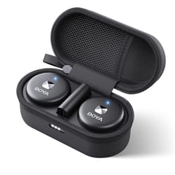 BOYA Système de microphone sans fil à double canal ultracompact by-OMIC 2,4 GHz