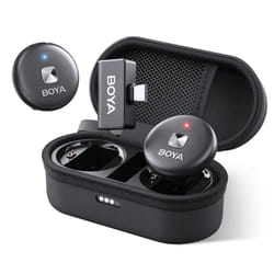 BOYA Système de microphone sans fil à double canal ultracompact by-OMIC 2,4 GHz