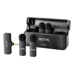 BOYA Système de microphone sans fil BY-V4 Ultracompact 2.4GHz