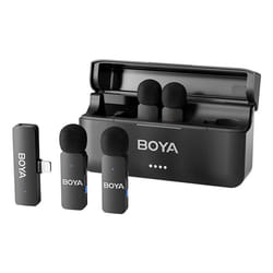 BOYA Système de microphone sans fil BY-V4 Ultracompact 2.4GHz